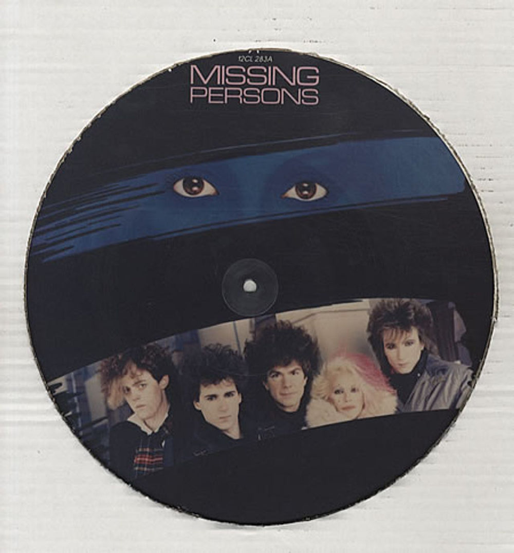 Missing Persons Words UK 12" vinyl picture disc (12 inch picture record) MSP2PWO99930