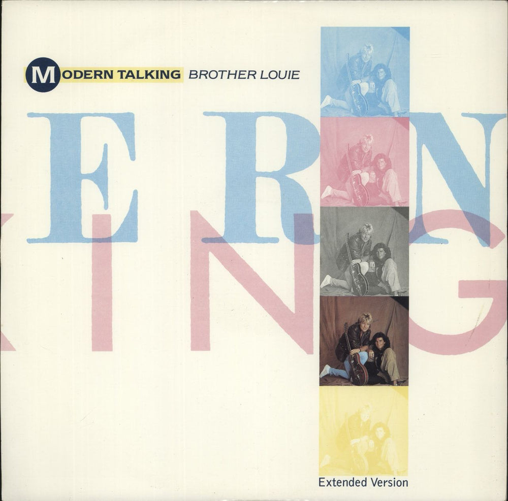 Modern Talking Brother Louie (Extended Version) UK 12" vinyl single (12 inch record / Maxi-single) PT40876