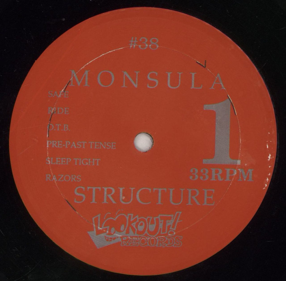Monsula Structure US vinyl LP album (LP record) 9P2LPST863272