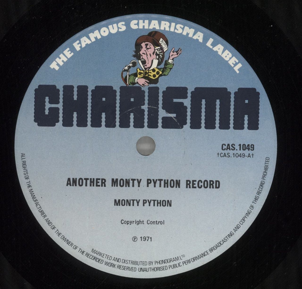Monty Python Another Monty Python Record - Blue Label UK vinyl LP album (LP record) PYTLPAN746275