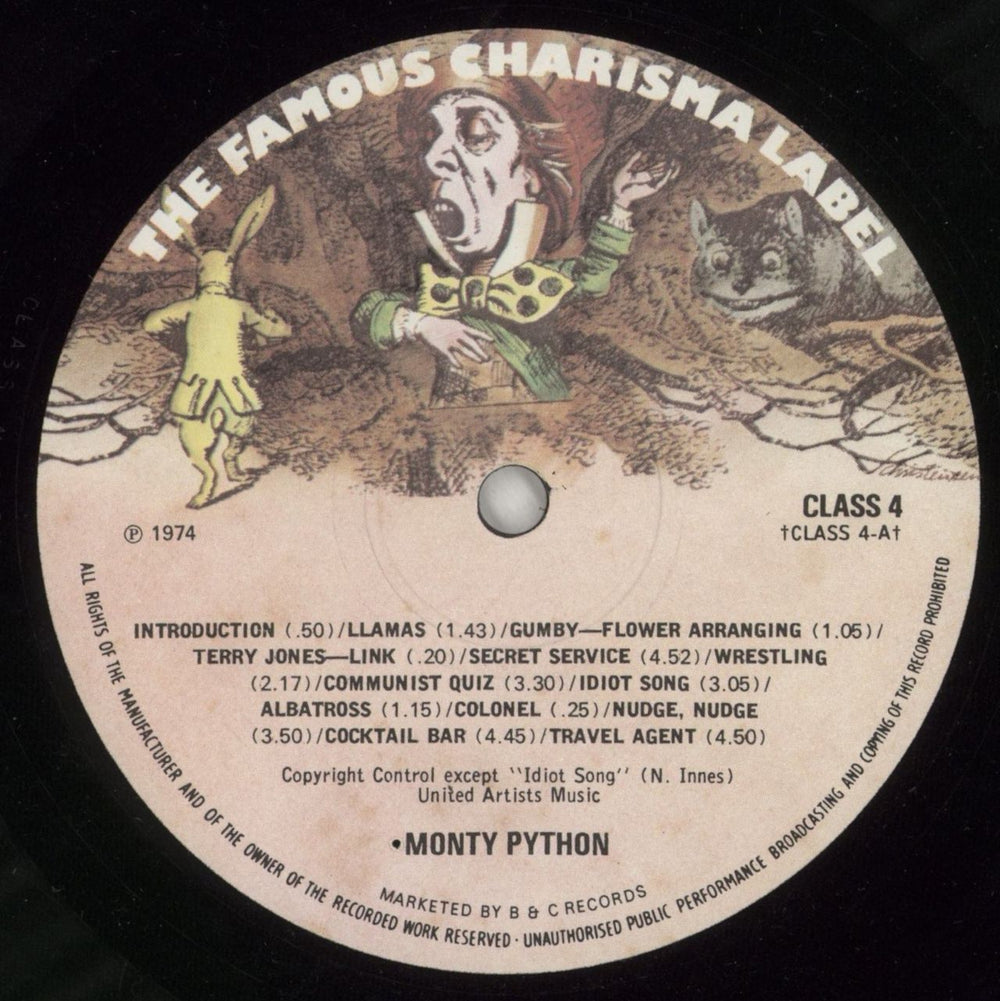 Monty Python Live At Drury Lane UK vinyl LP album (LP record) PYTLPLI235483