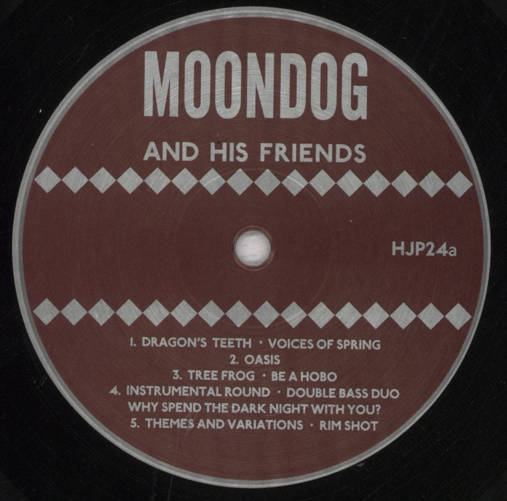 Moondog Moondog And His Friends UK 10" vinyl single (10 inch record) MDG10MO845607