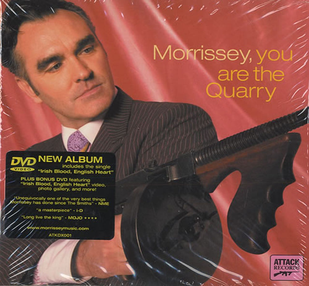 Morrissey You Are The Quarry - Sealed UK 2-disc CD/DVD set ATKDX001