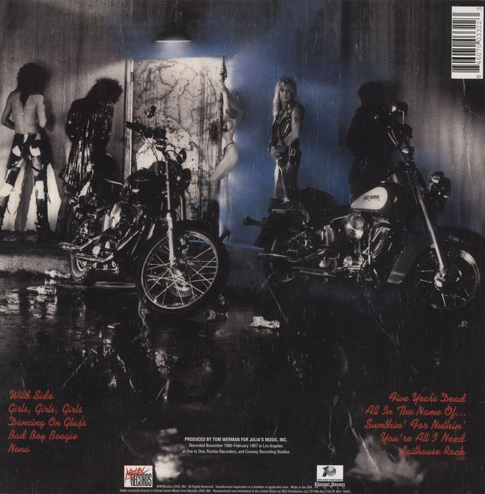 Motley Crue Girls, Girls, Girls - 180 Gram Vinyl US vinyl LP album (LP record) 846070033223