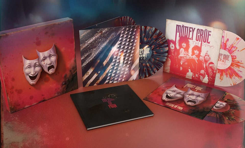 Motley Crue Theatre Of Pain - 40th Anniversary Edition - Multicolour Splatter Vinyl 4-LP Box Set - Sealed UK Vinyl Box Set 96158711
