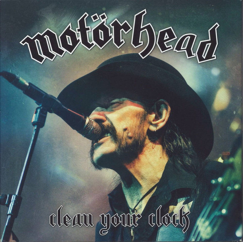 Motorhead Clean Your Clock - Grey Vinyl German 2-LP vinyl record set (Double LP Album) UDR062P49