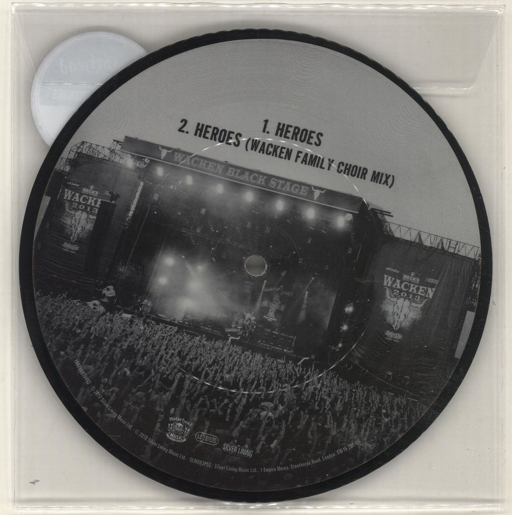 Motorhead Heroes - RSD18 UK 7" vinyl picture disc (7 inch picture disc single) MOT7PHE695052