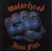 Motorhead Iron Fist - EX UK vinyl LP album (LP record) BRNA539