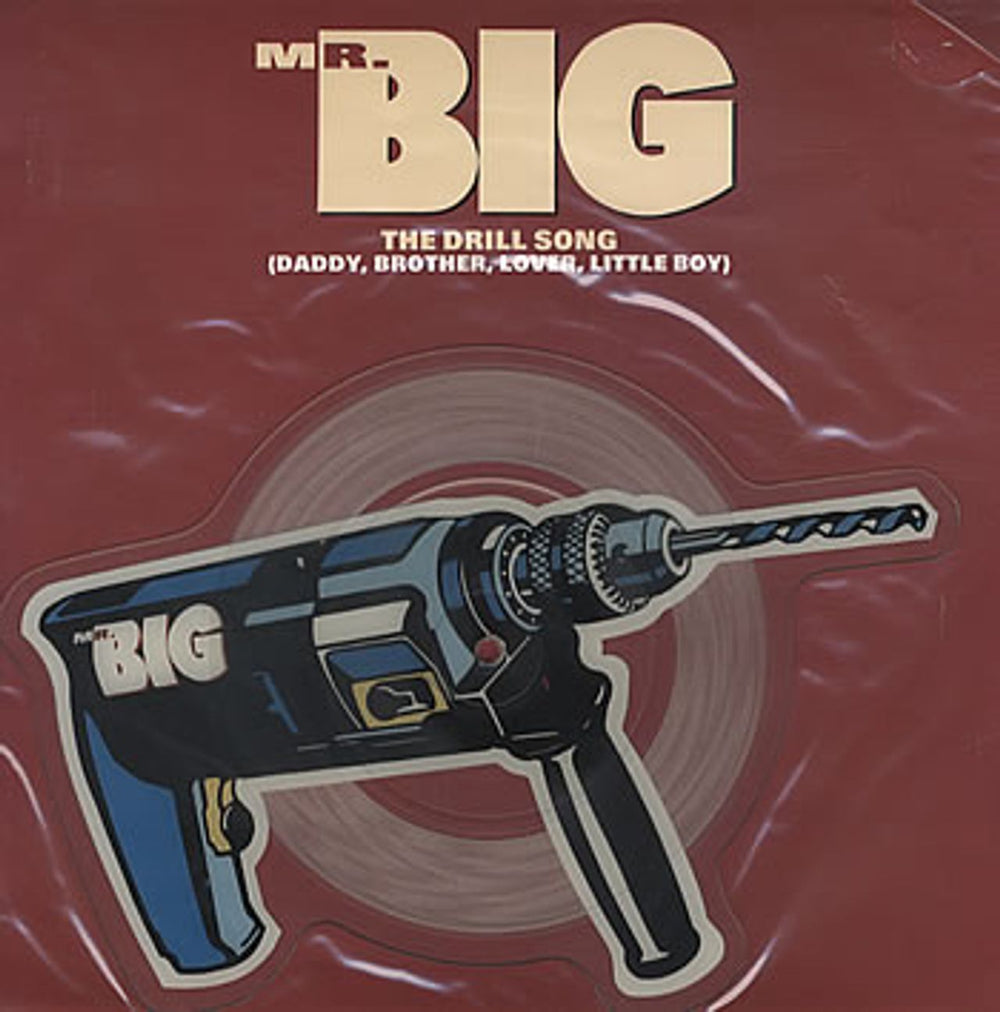 Mr Big (US) The Drill Song UK shaped picture disc (picture disc vinyl record) A7712P