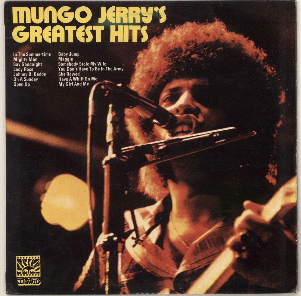 Mungo Jerry Mungo Jerry's Greatest Hits UK vinyl LP album (LP record) DNLS.3045