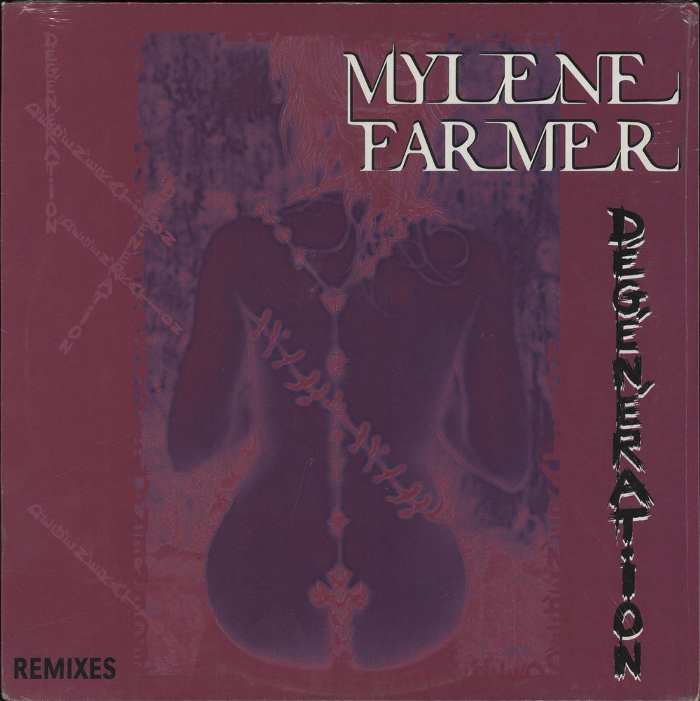 Mylene Farmer Degeneration French 12" vinyl single (12 inch record / Maxi-single) 5310111