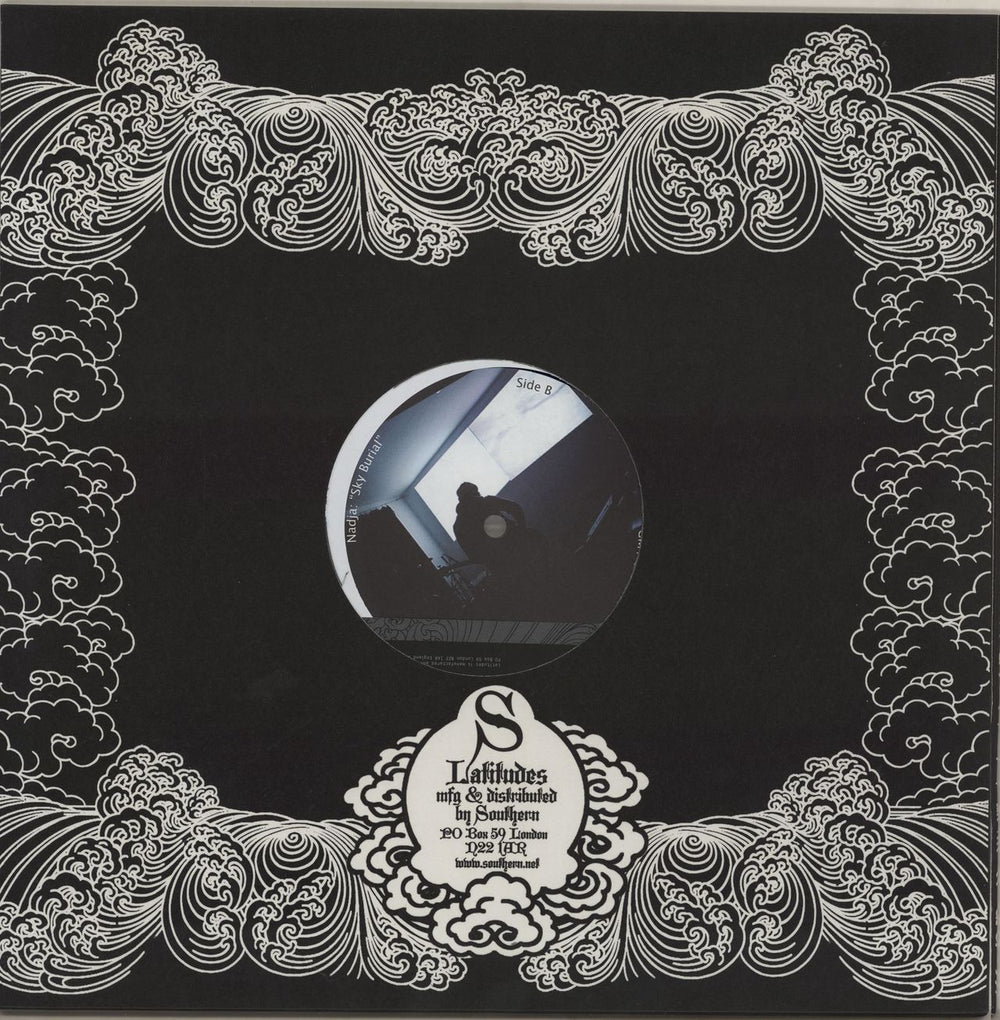 Nadja (Rock) Sky Burial - Blue Vinyl UK vinyl LP album (LP record) 718752152211