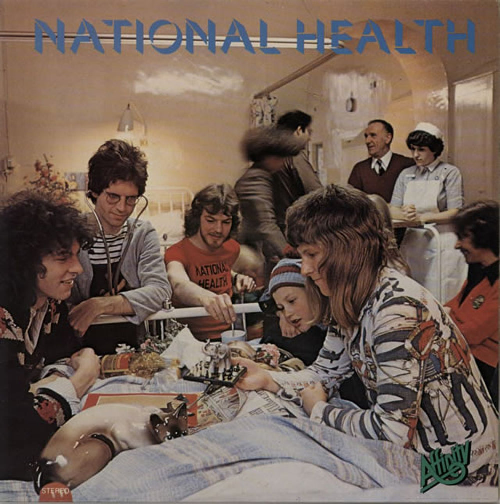 National Health National Health - shrink UK vinyl LP album (LP record) AFF6