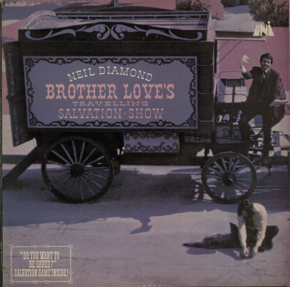Neil Diamond Brother Love's Travelling Salvation Show UK vinyl LP album (LP record) UNLS107