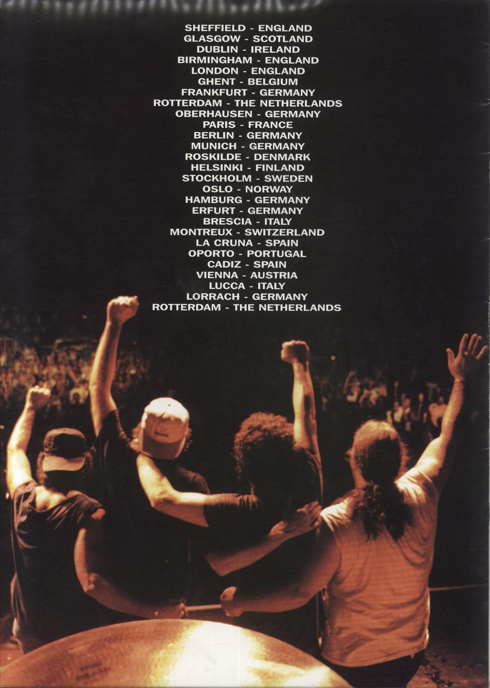 Neil Young European Tour UK tour programme