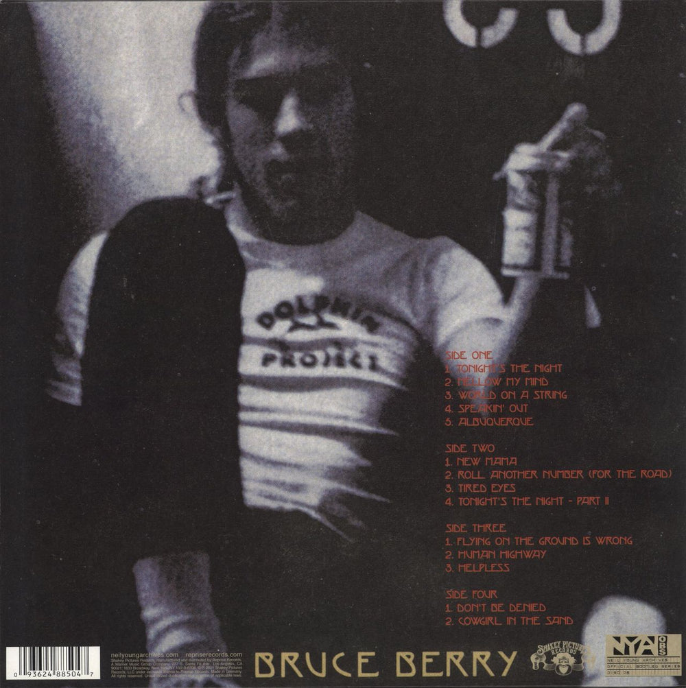 Neil Young Somewhere Under The Rainbow [Nov. 5. 1973] UK 2-LP vinyl record set (Double LP Album) 093624885047