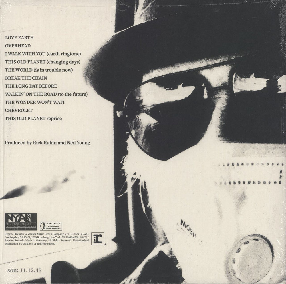 Neil Young World Record - Shrink German 2-LP vinyl record set (Double LP Album) 093624869016