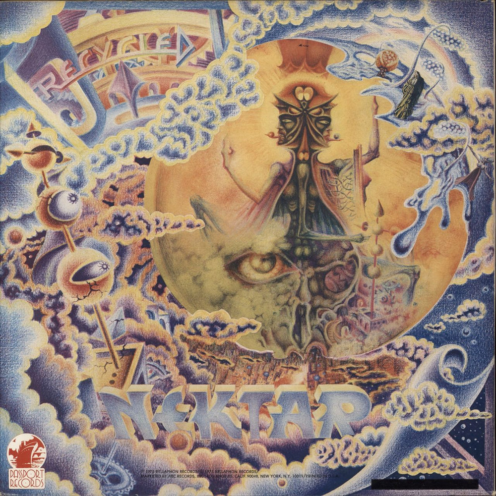 Nektar Recycled US vinyl LP album (LP record)