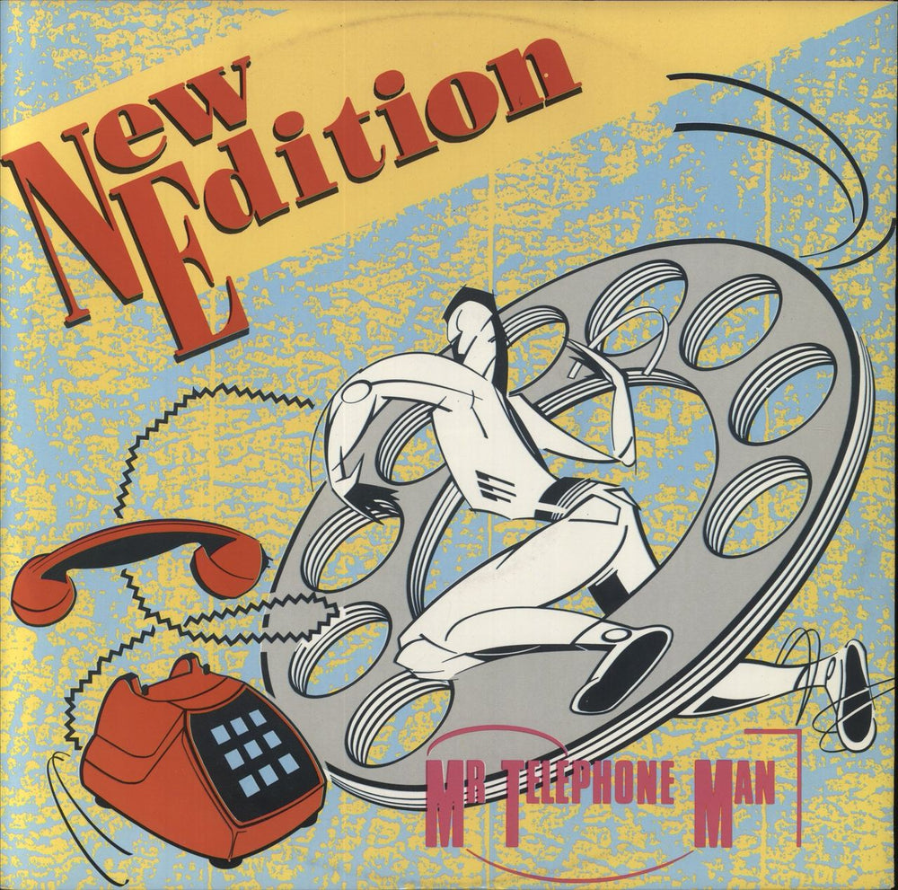 New Edition Mr. Telephone Man UK 12" vinyl single (12 inch record / Maxi-single) MCAT938