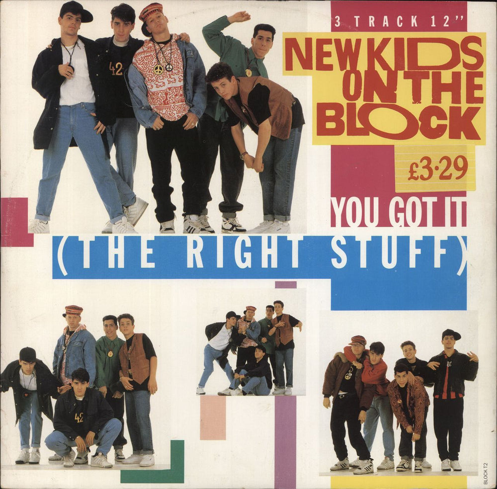 New Kids On The Block You Got It [The Right Stuff] UK 12" vinyl single (12 inch record / Maxi-single) BLOCKT2