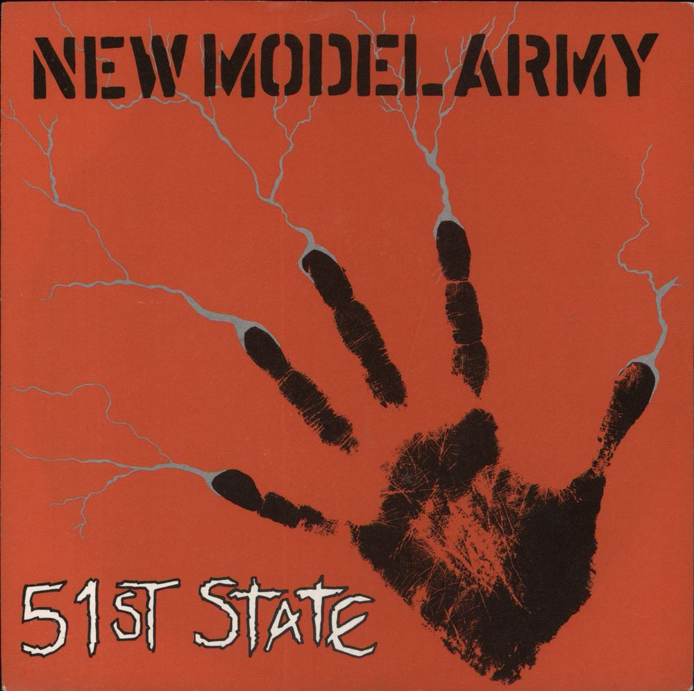 New Model Army 51st State UK 7" vinyl single (7 inch record / 45) NMA4