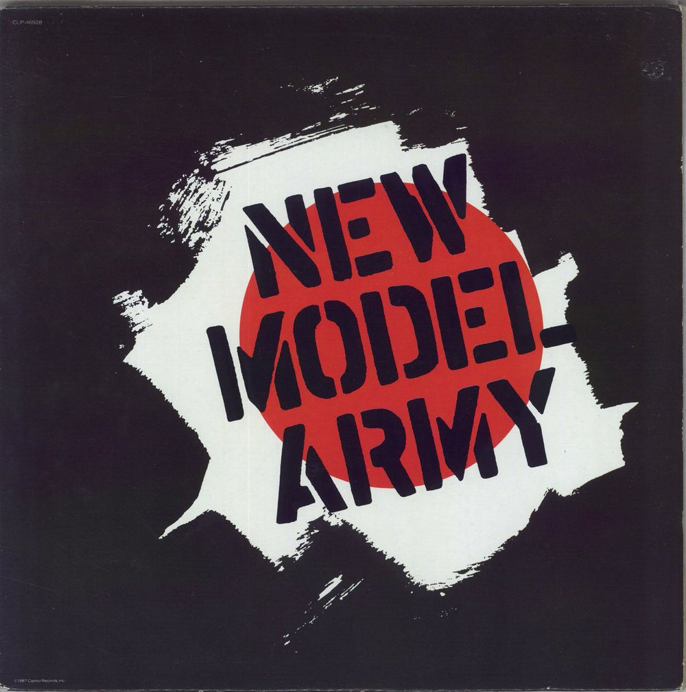 New Model Army New Model Army Canadian vinyl LP album (LP record) CLP-46928