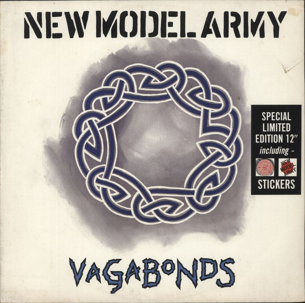 New Model Army Vagabonds UK 12" vinyl single (12 inch record / Maxi-single) 12NMAS8