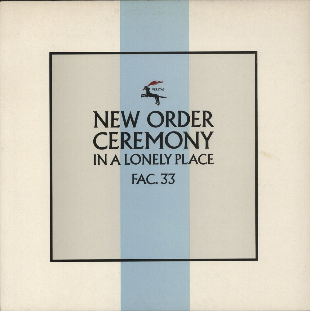 New Order Ceremony UK 12" vinyl single (12 inch record / Maxi-single) FAC33