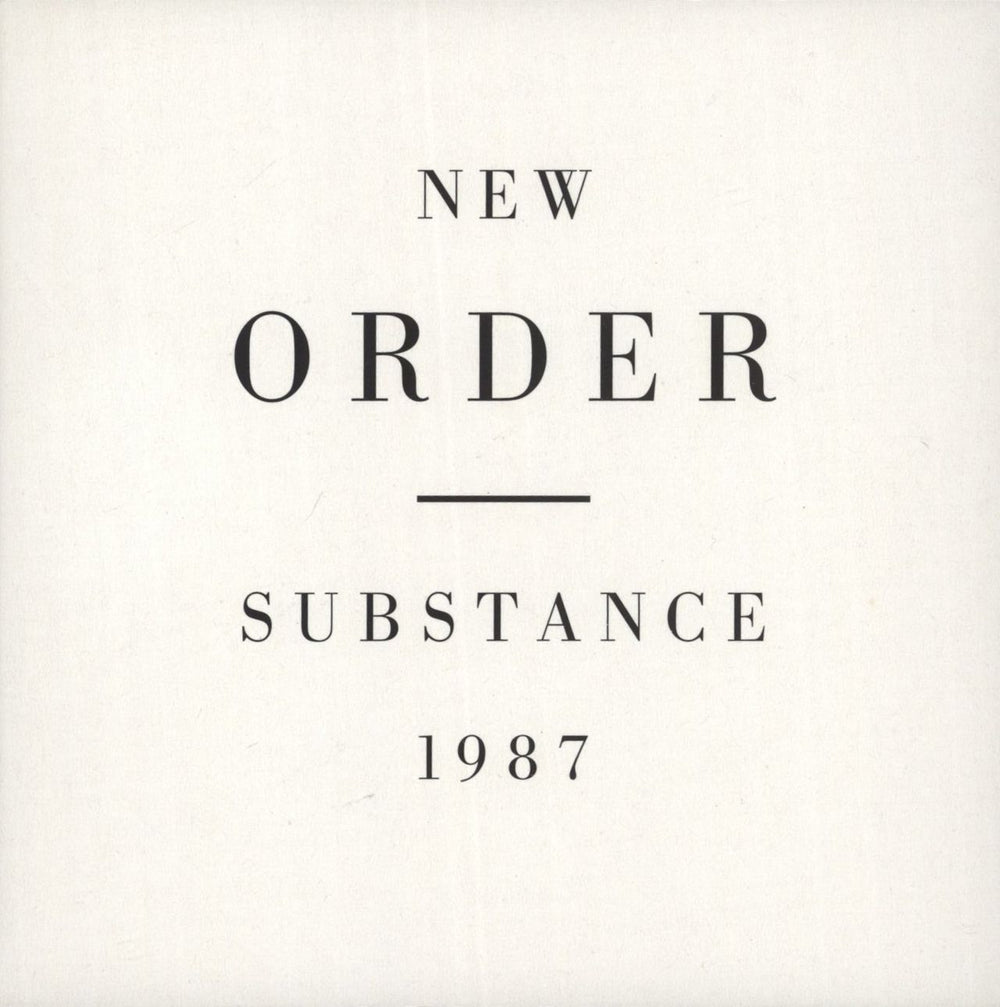 New Order Substance 1987 - Remastered & Expanded 4CD Deluxe Edition UK 4-CD album set FACD200