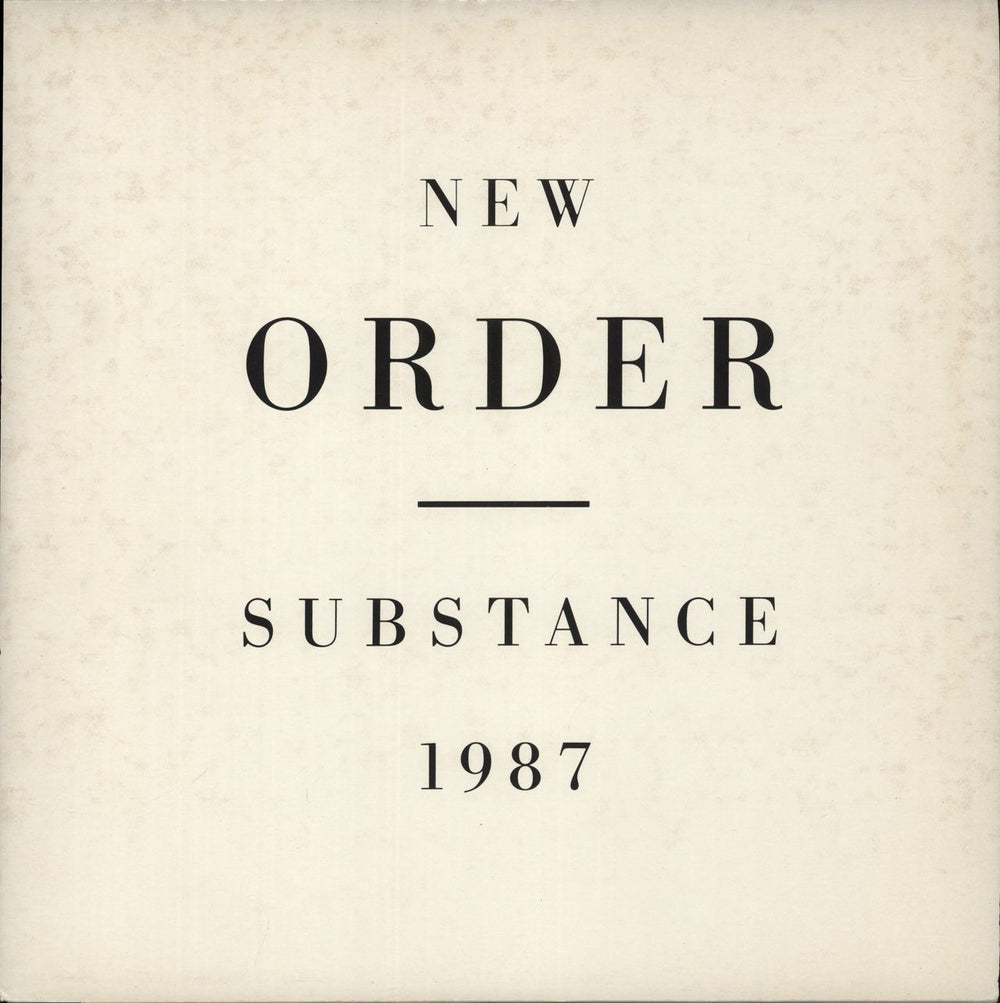 New Order Substance - 2nd - EX UK 2-LP vinyl record set (Double LP Album) FACT200
