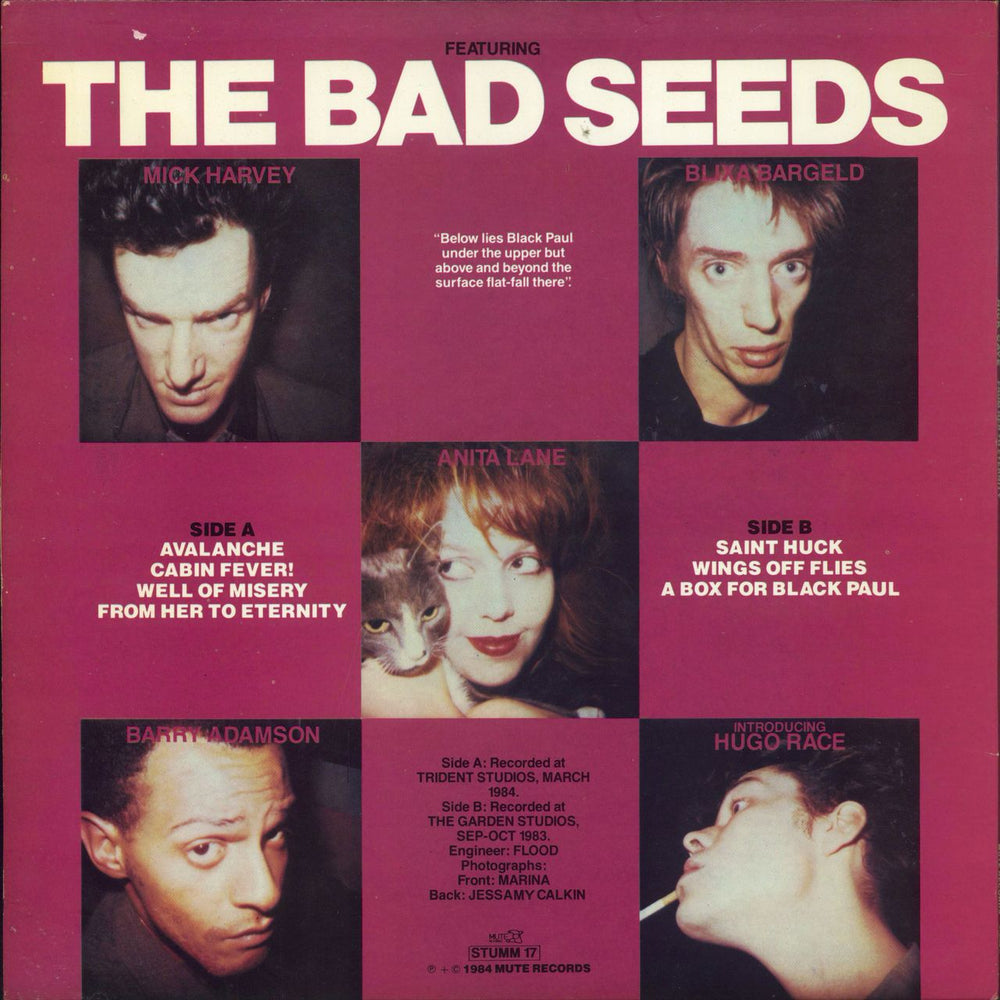 Nick Cave From Her To Eternity-VG sleeve UK vinyl LP album (LP record)