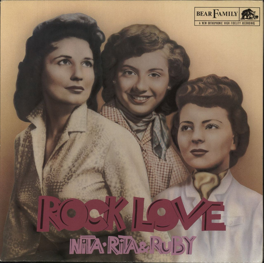 Nina, Rita & Ruby Rock Love German vinyl LP album (LP record) BFX15176