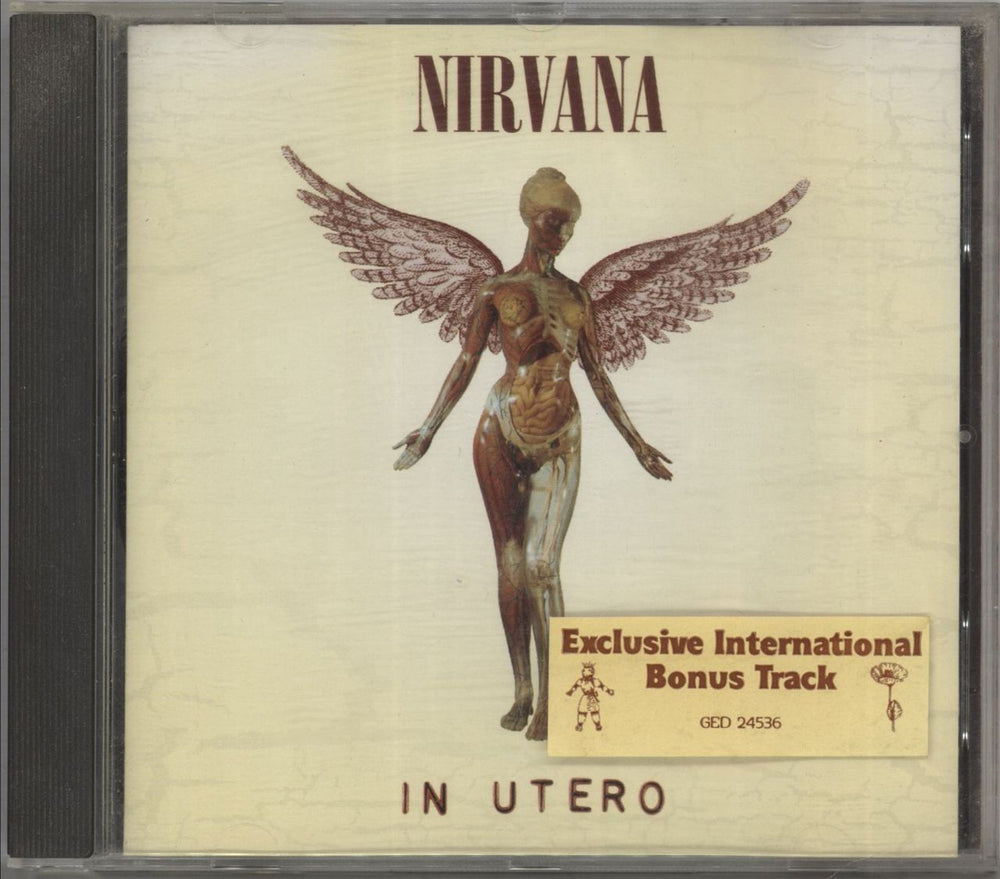 Nirvana (US) In Utero UK CD album (CDLP) GED24536