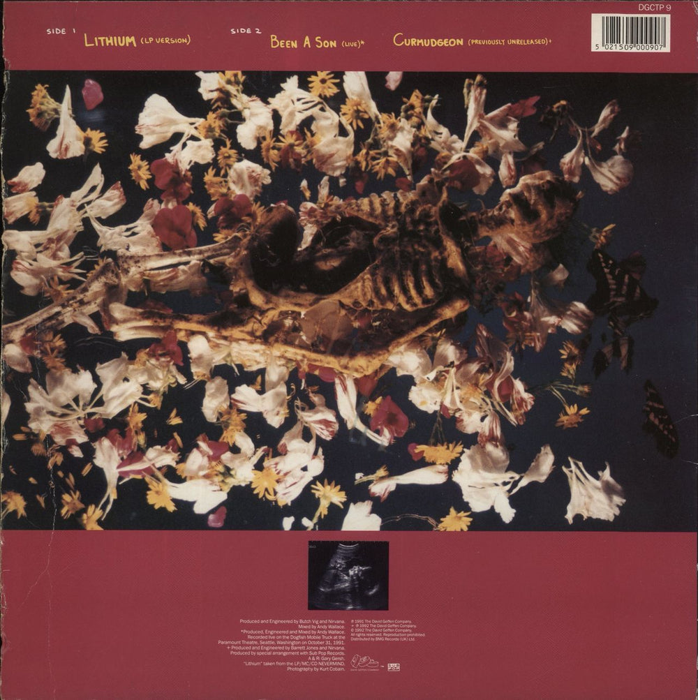 Nirvana (US) Lithium - VG UK 12" vinyl picture disc (12 inch picture record) 5021509000907