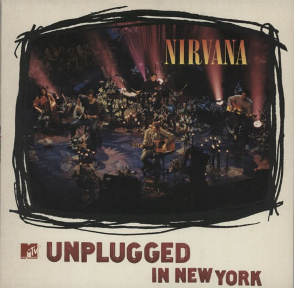 Nirvana (US) Unplugged In New York German vinyl LP album (LP record) GEF24727