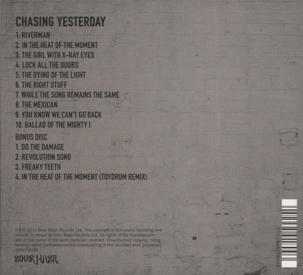 Noel Gallagher Chasing Yesterday - Deluxe Edition UK 2 CD album set (Double CD) 5052945018003