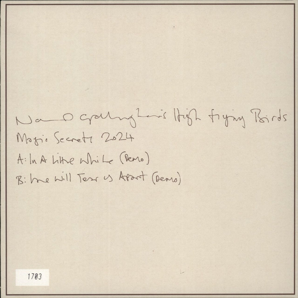 Noel Gallagher Magic Secrets No. 2 - Numbered - RSD 2024 UK 7" vinyl single (7 inch record / 45) 5052945089010