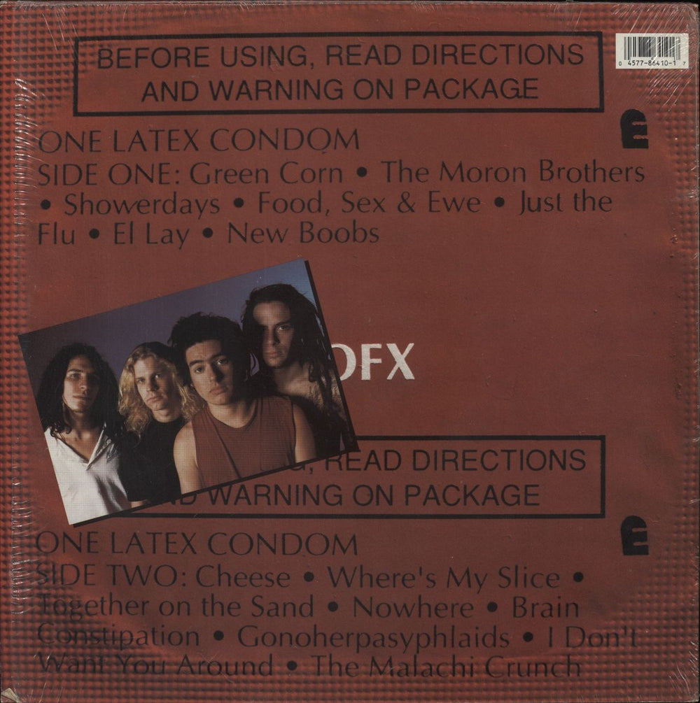 NoFX Ribbed US vinyl LP album (LP record) 045778641017