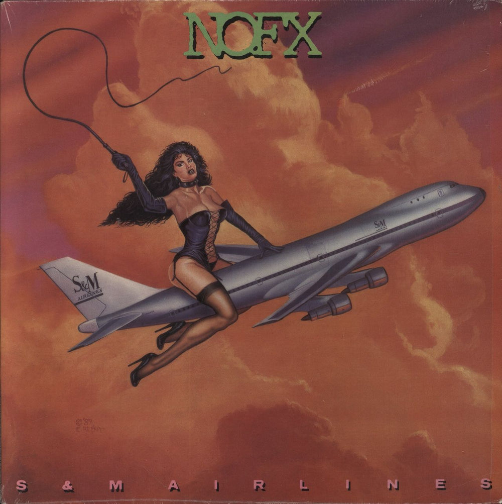 NoFX S & M Airlines US vinyl LP album (LP record) E-86405-1