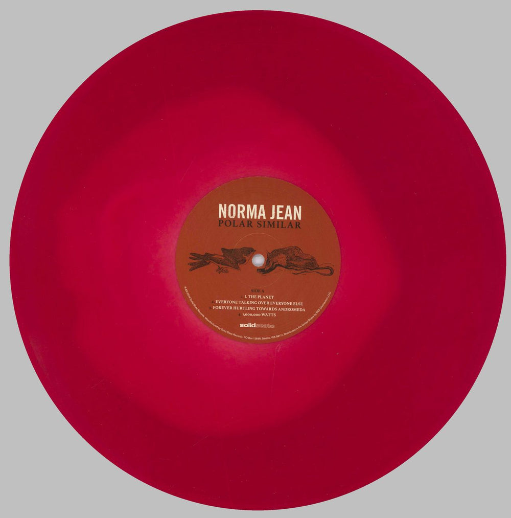 Norma Jean (Metal) Polar Simiar - White In Red Vinyl US 2-LP vinyl record set (Double LP Album) 65V2LPO833390