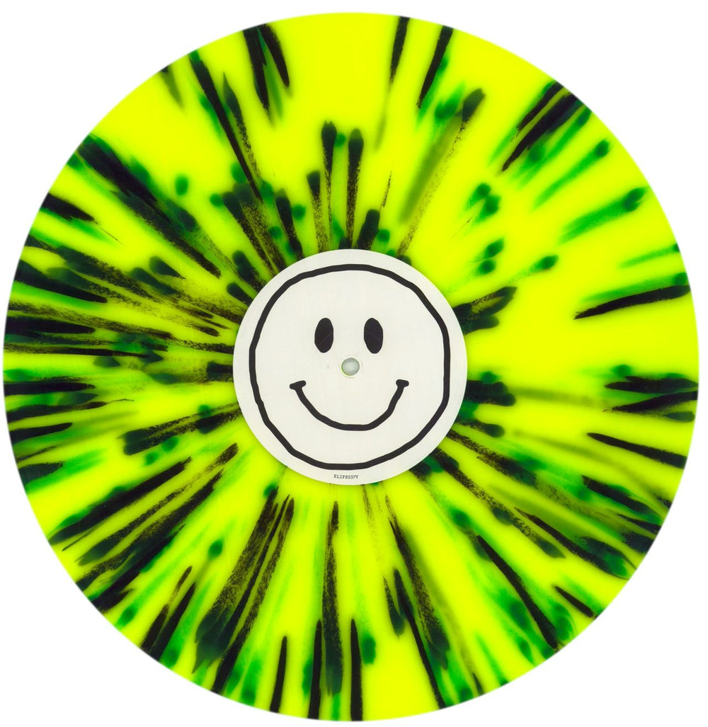 Normandie Dopamine - Yellow with Green Splatter Vinyl UK vinyl LP album (LP record) 9OWLPDO859726