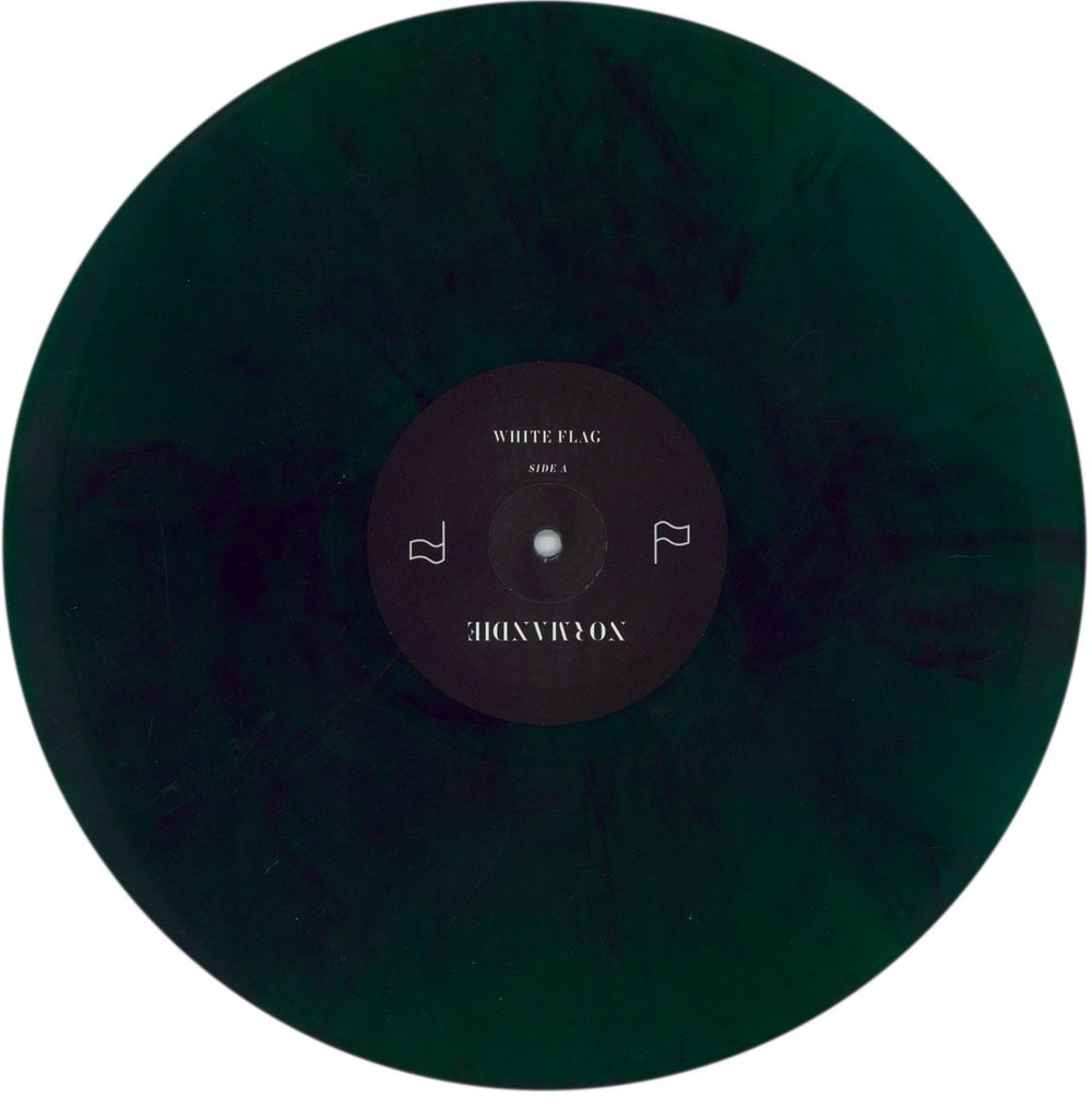 Normandie White Flag - Green & Black Marbled Vinyl UK vinyl LP album (LP record) 9OWLPWH859770