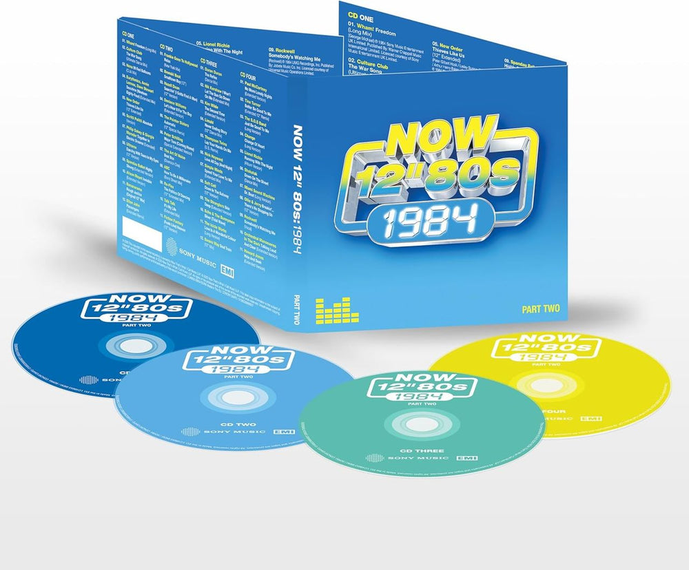 Now That's What I Call Music NOW 12" 80s 1984 Part Two - Sealed UK 4-CD album set CDNOW1284P2