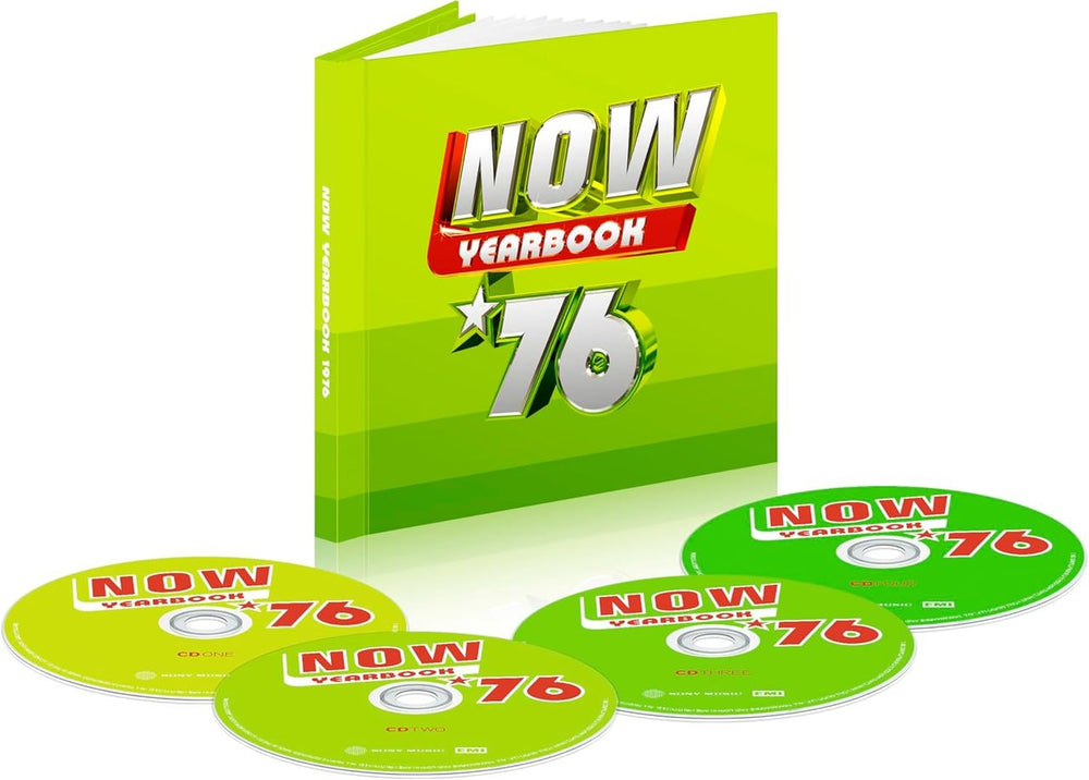 Now That's What I Call Music NOW Yearbook '76 - Deluxe Hardcover Edition - Sealed UK 4-CD album set CDYBXNOW76