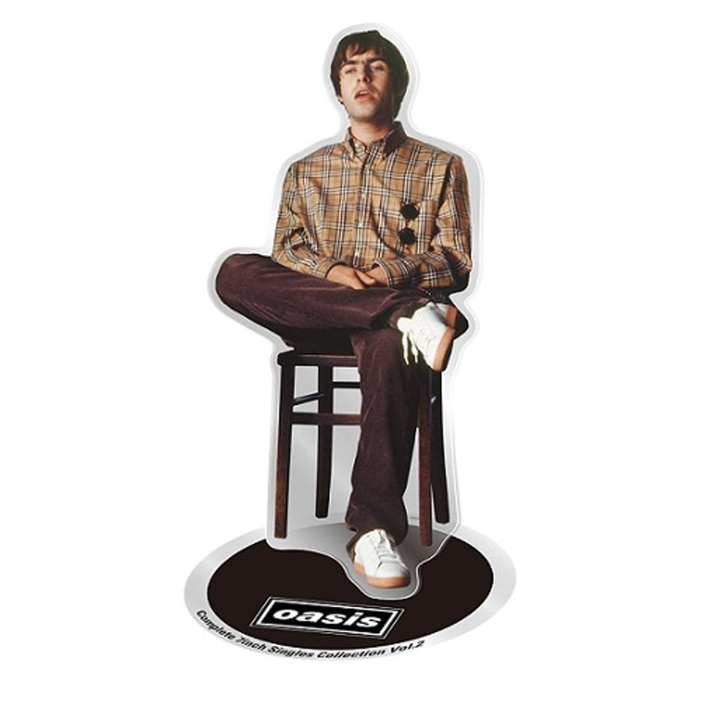 Oasis Complete 7inch Singles Collection Box | Vol. 2 - Blue Vinyl + Liam Acrylic Stand Japanese 7" single box set 4547366682366