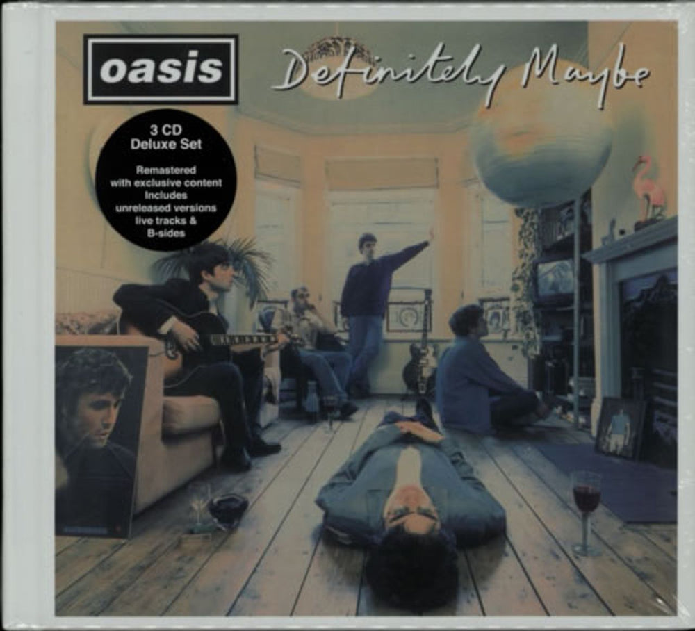 Oasis Definitely Maybe - Sealed UK 3-CD album set (Triple CD) RKIDCD70X