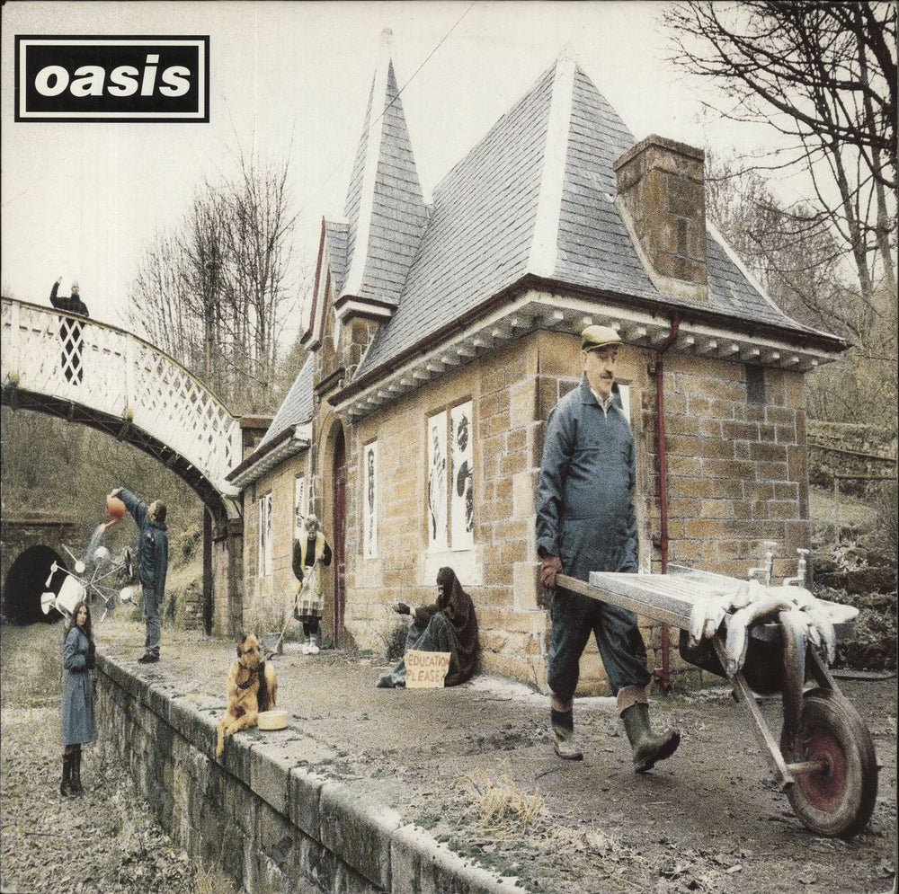 Oasis Some Might Say UK 12" vinyl single (12 inch record / Maxi-single) CRE204T