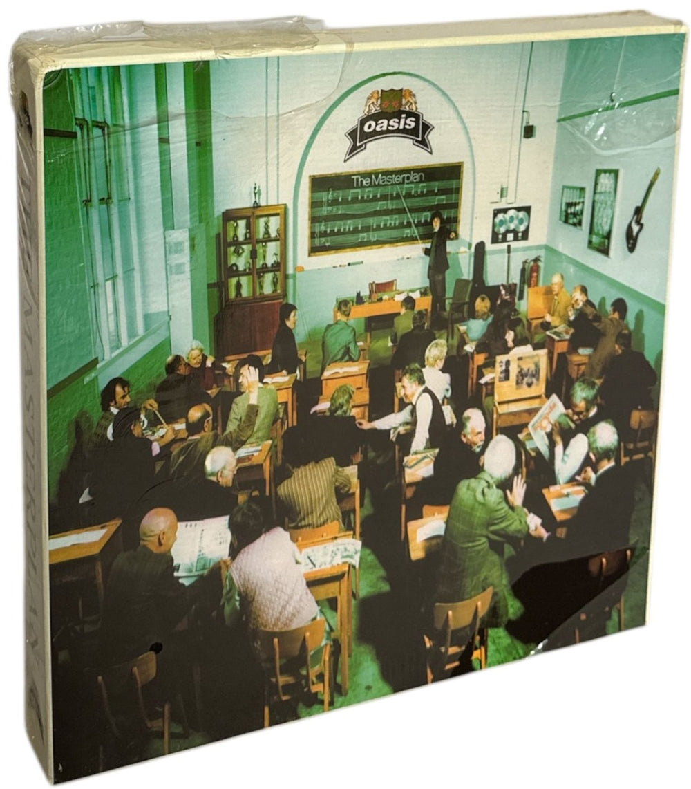 Oasis The Masterplan - Sealed EX UK Promo Vinyl Box Set CRELX241
