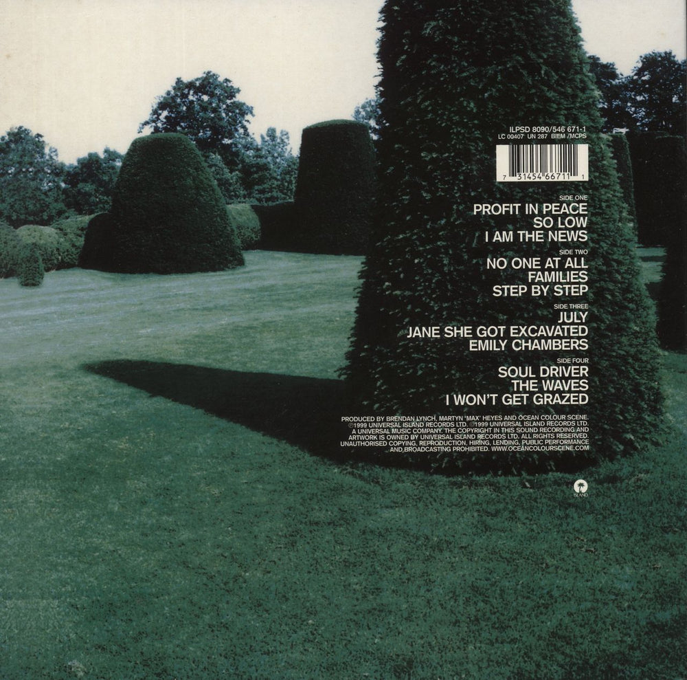 Ocean Colour Scene One From The Modern UK 2-LP vinyl record set (Double LP Album) 731454667111