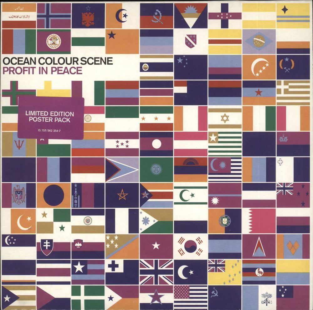 Ocean Colour Scene Profit In Peace + Poster UK 7" vinyl single (7 inch record / 45) IS757